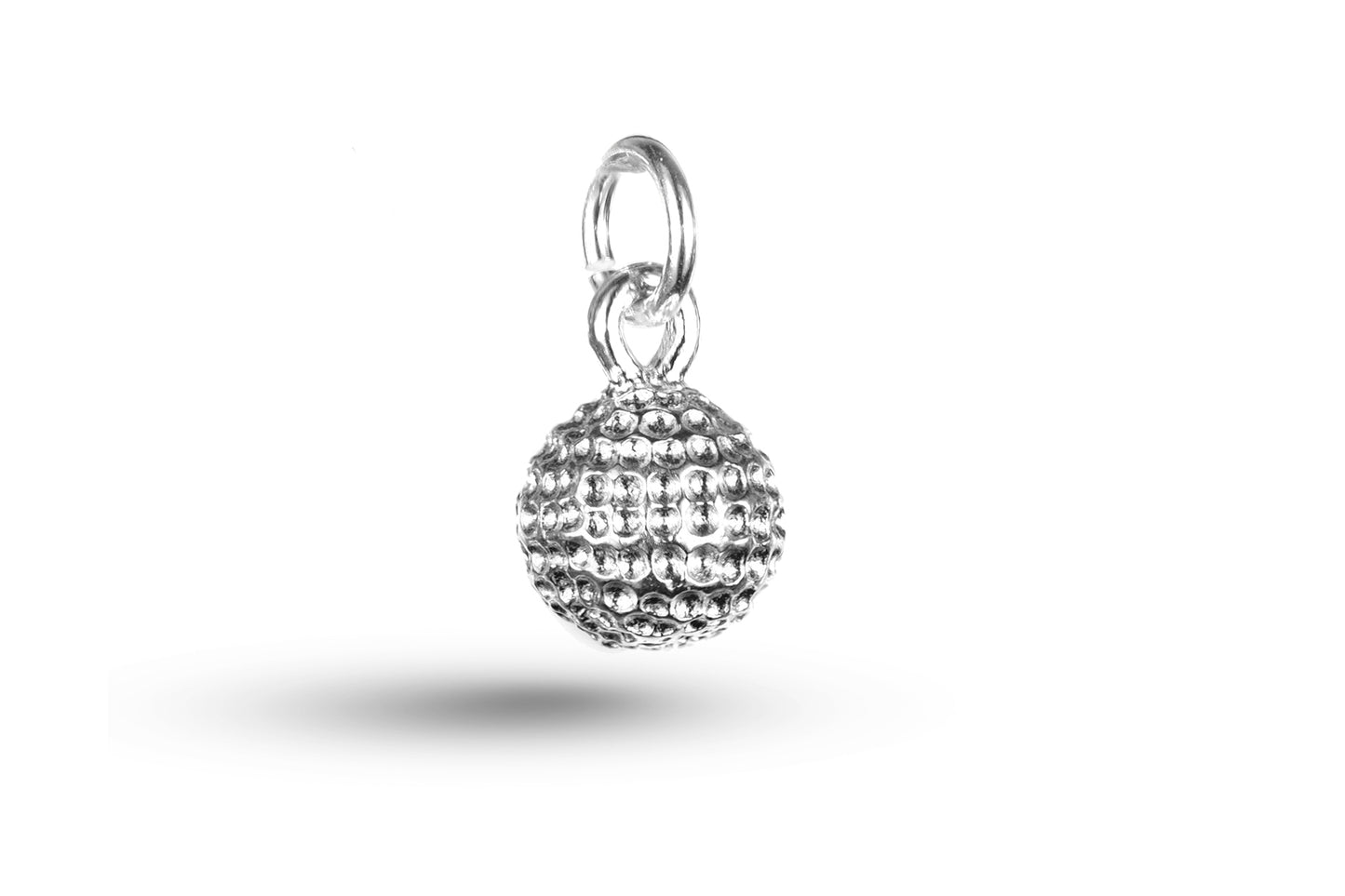 White gold Golf Ball charm.