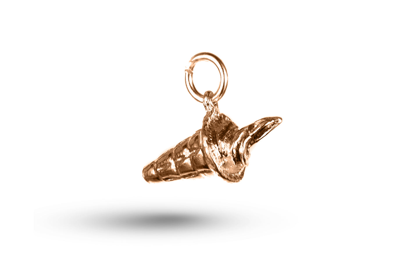 Luxury rose gold 99 ice cream cone charm.