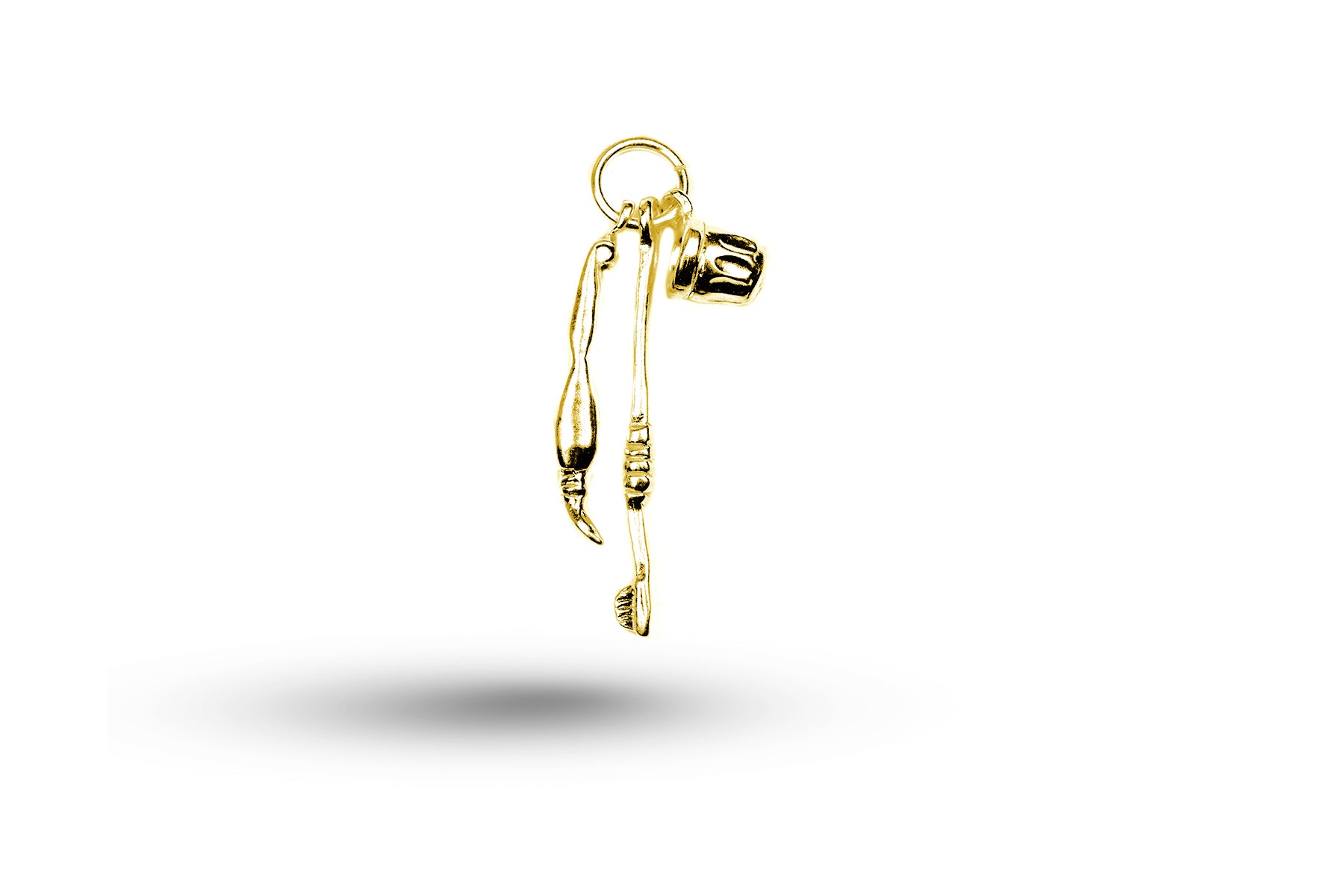 Luxury yellow gold bathroom set charm.