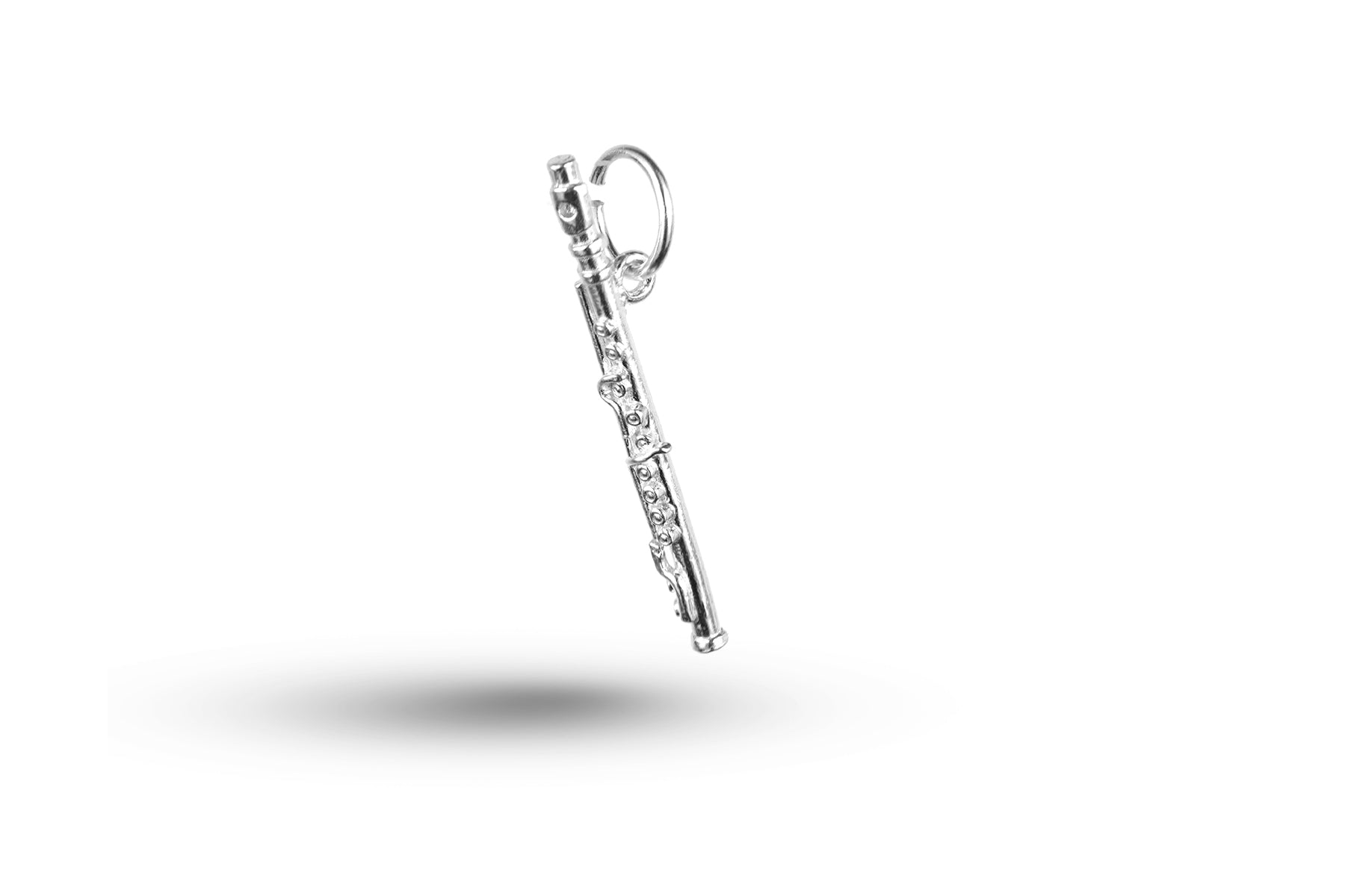 White gold Flute charm.