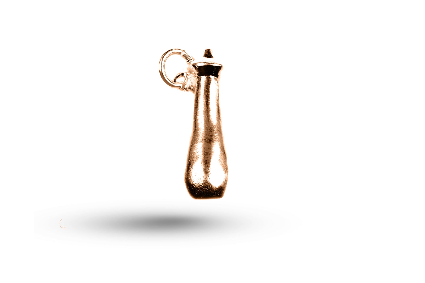Rose gold Vinegar Bottle charm.