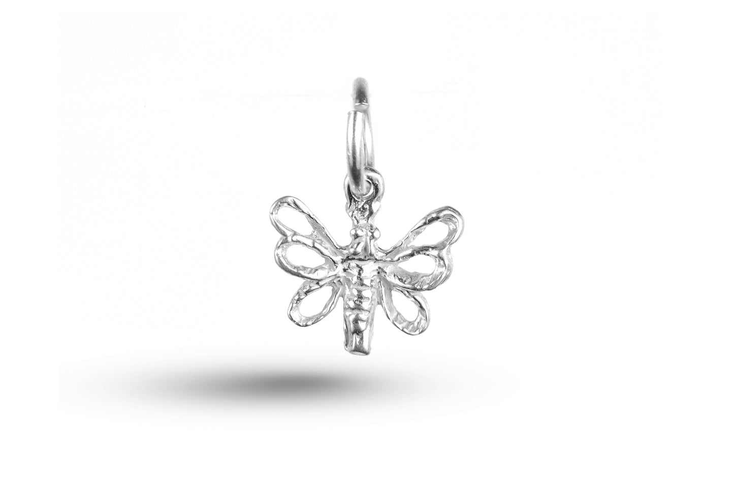 Luxury white gold Butterfly charm.