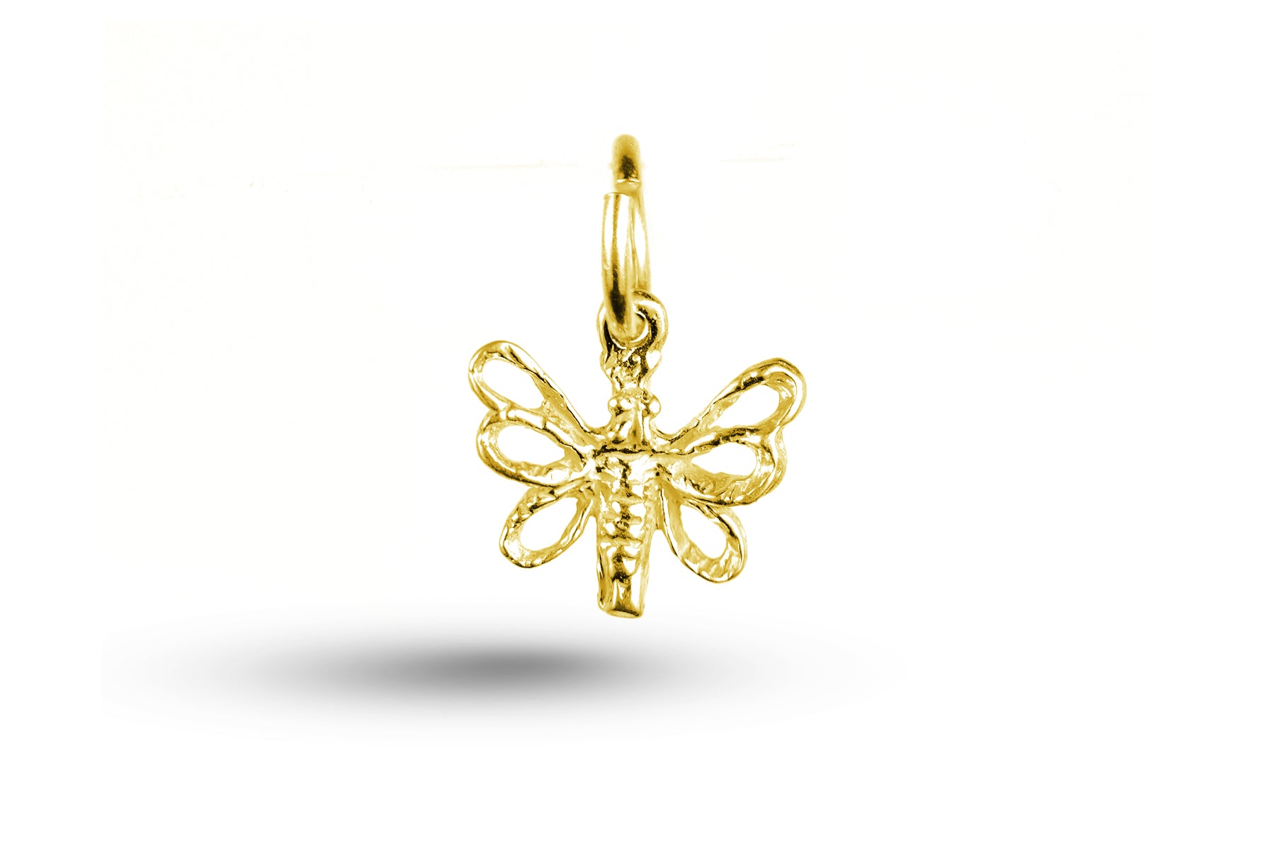 Luxury yellow gold Butterfly charm.