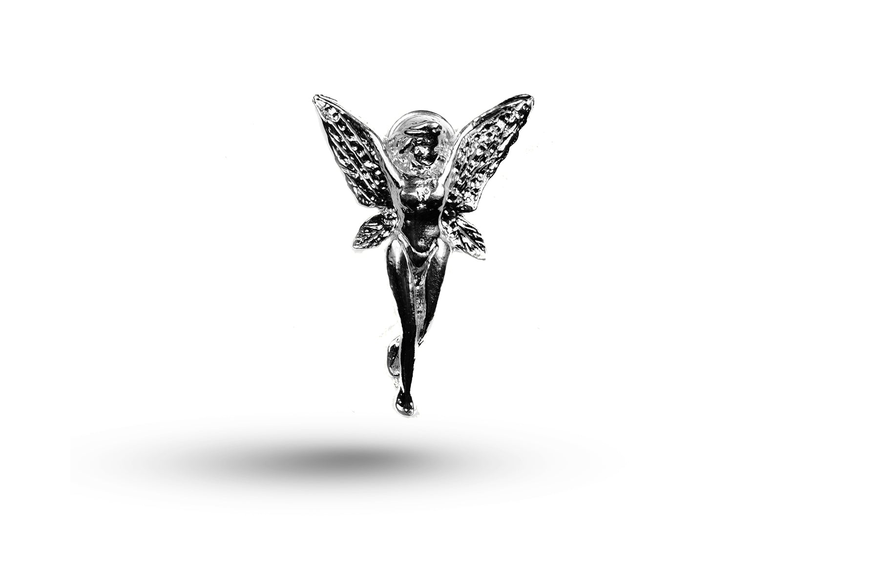 White gold Fairy charm.