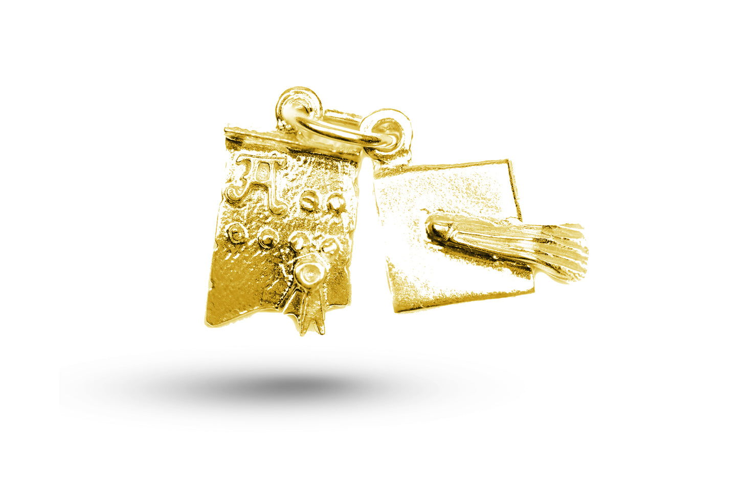 Yellow gold Graduation Set charm.