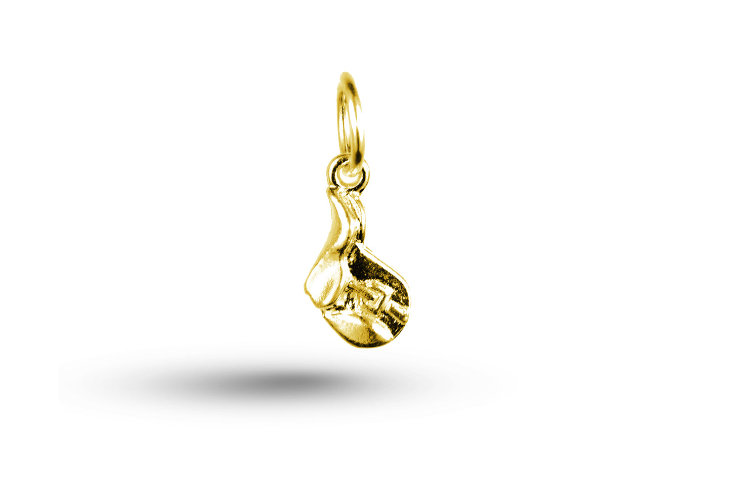 Yellow gold Saddle charm.