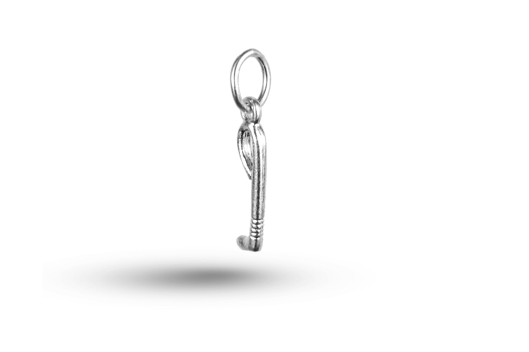 White gold Horse Crop charm.