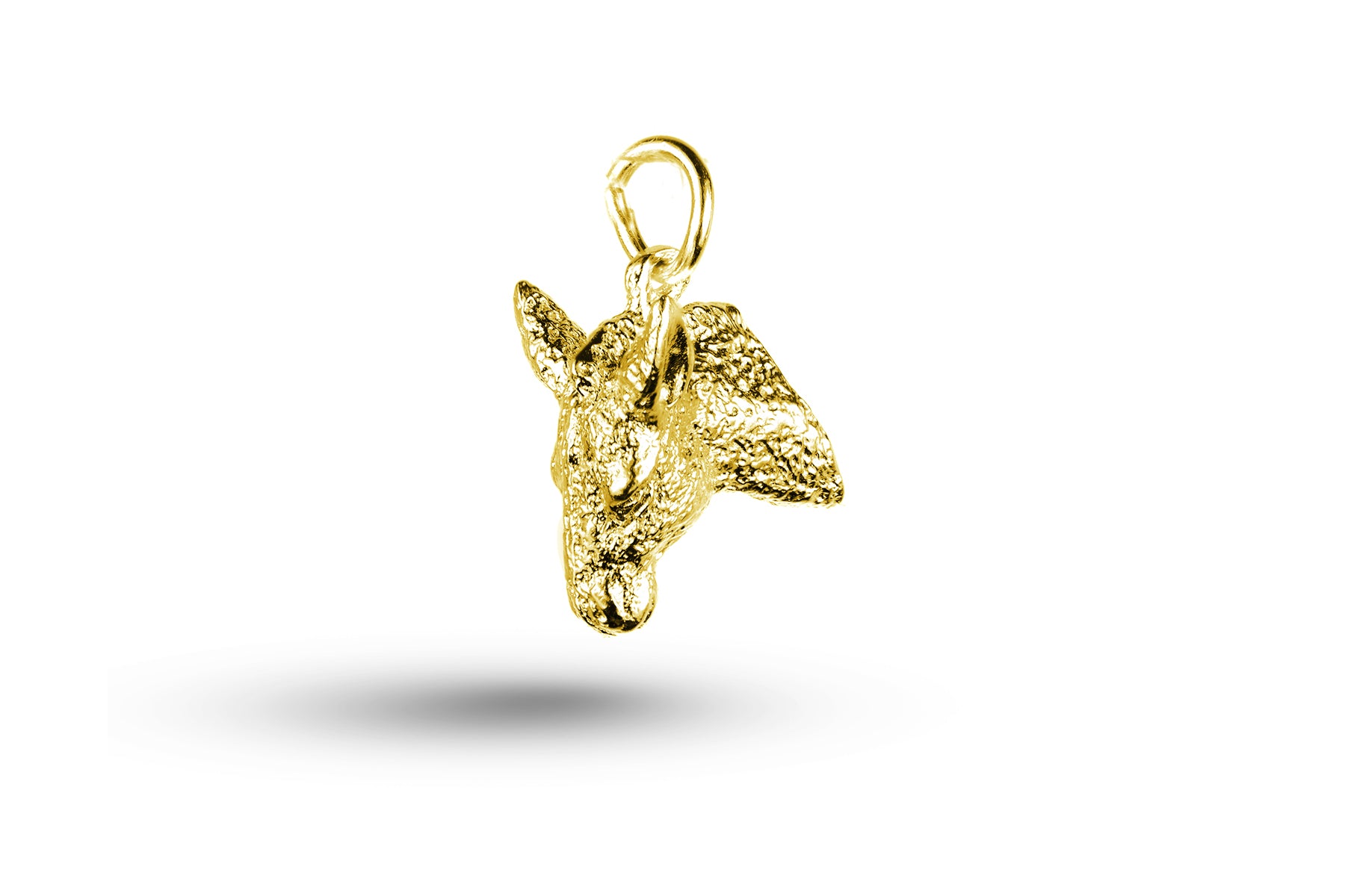 Yellow gold Donkey Head charm.