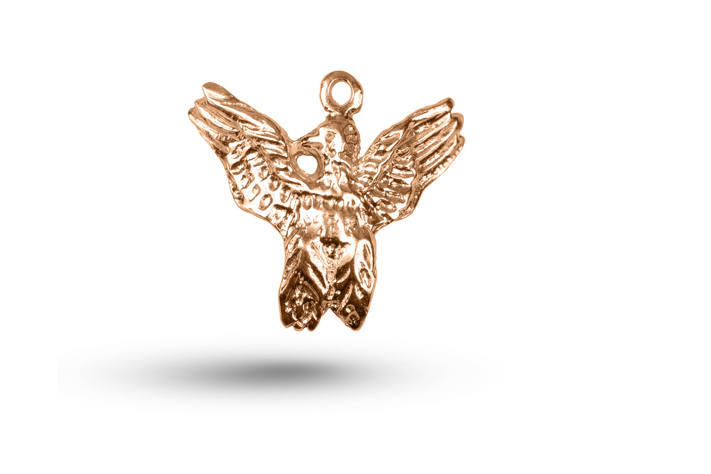 Rose gold Eagle charm.