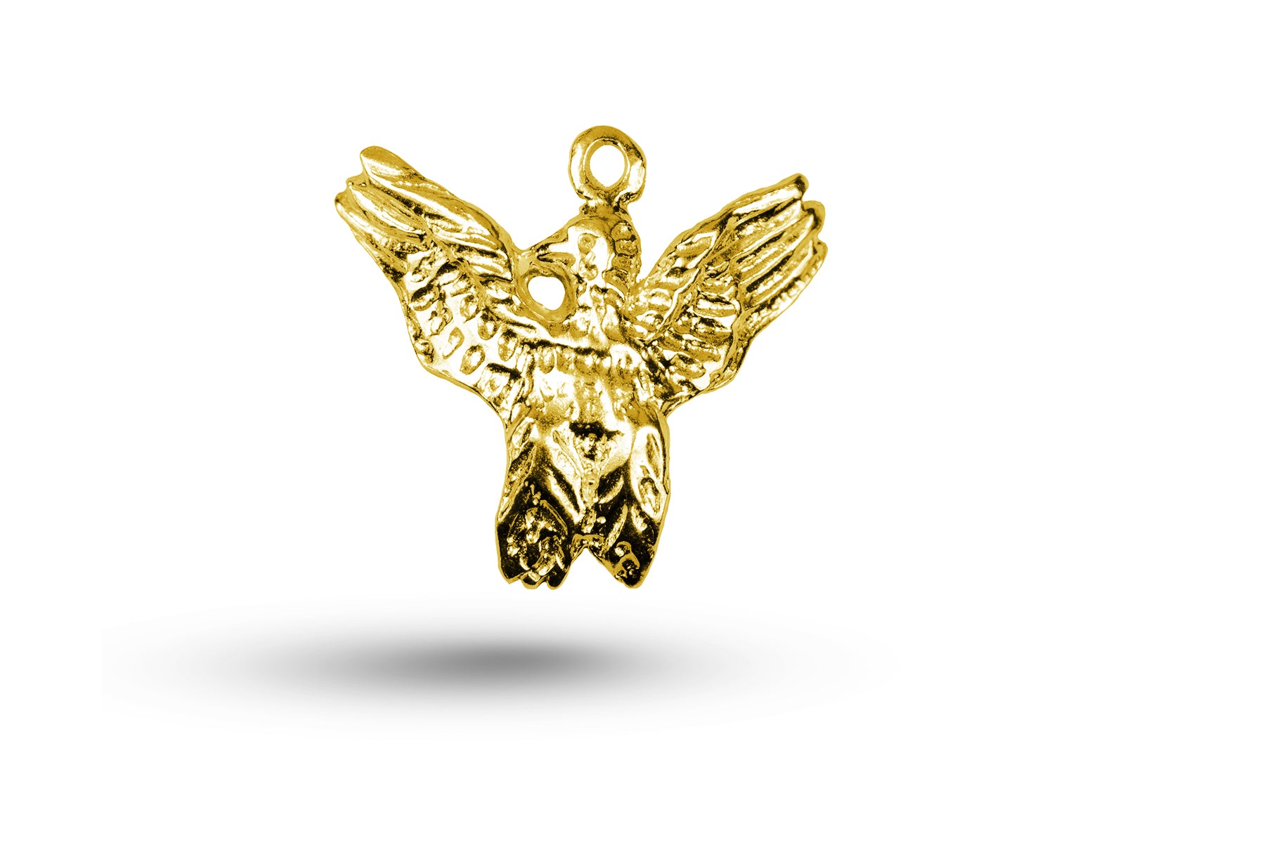 Yellow gold Eagle charm.