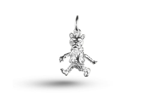White gold Mr Bear charm.