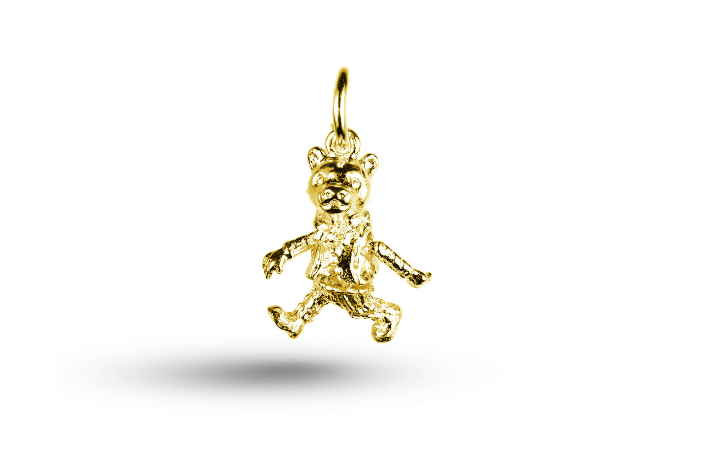 Yellow gold Mr Bear charm.