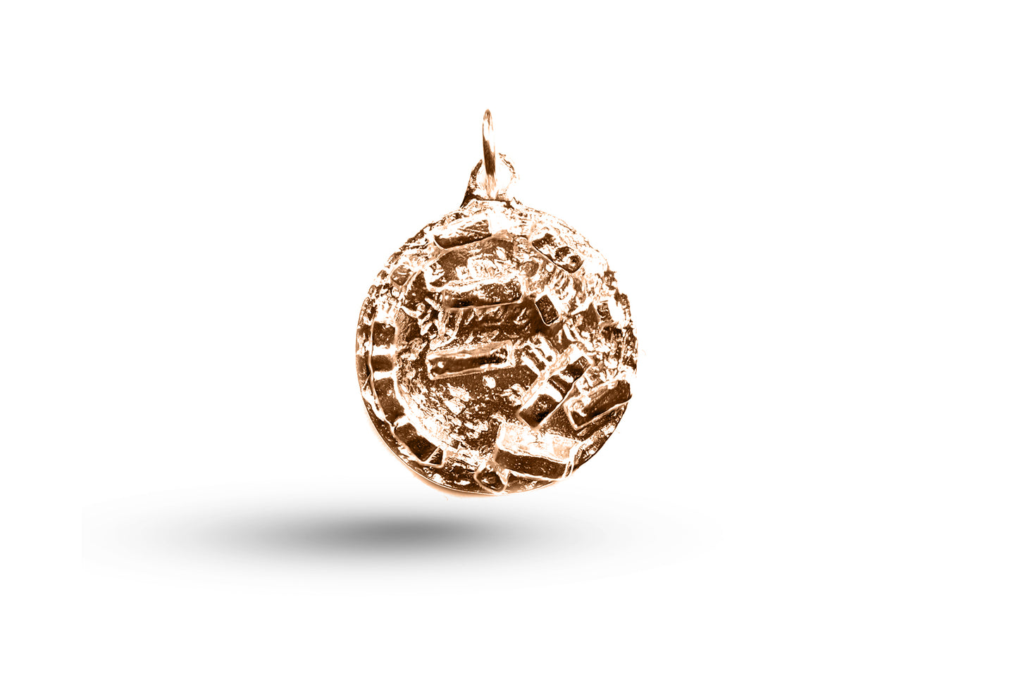 Rose gold Stonehenge charm.