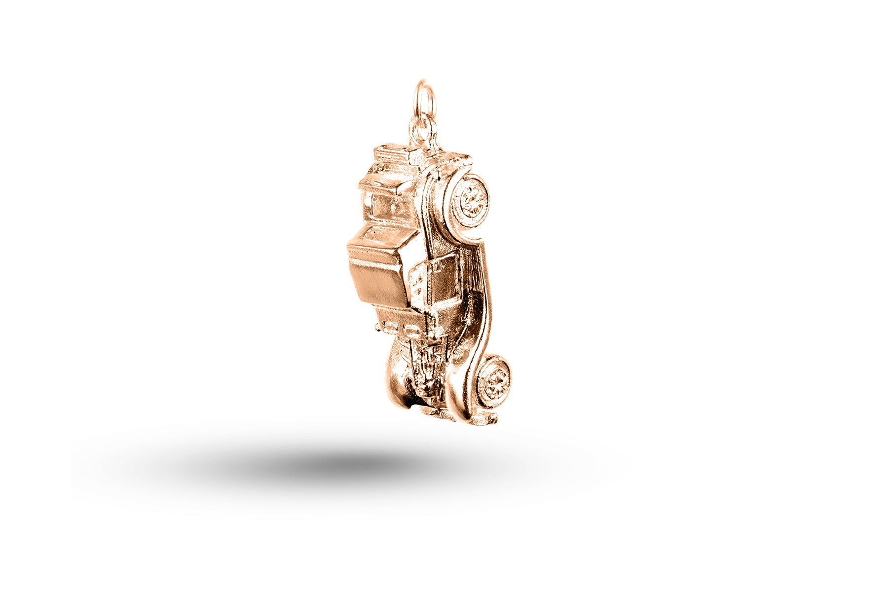 Rose gold Roadster charm.
