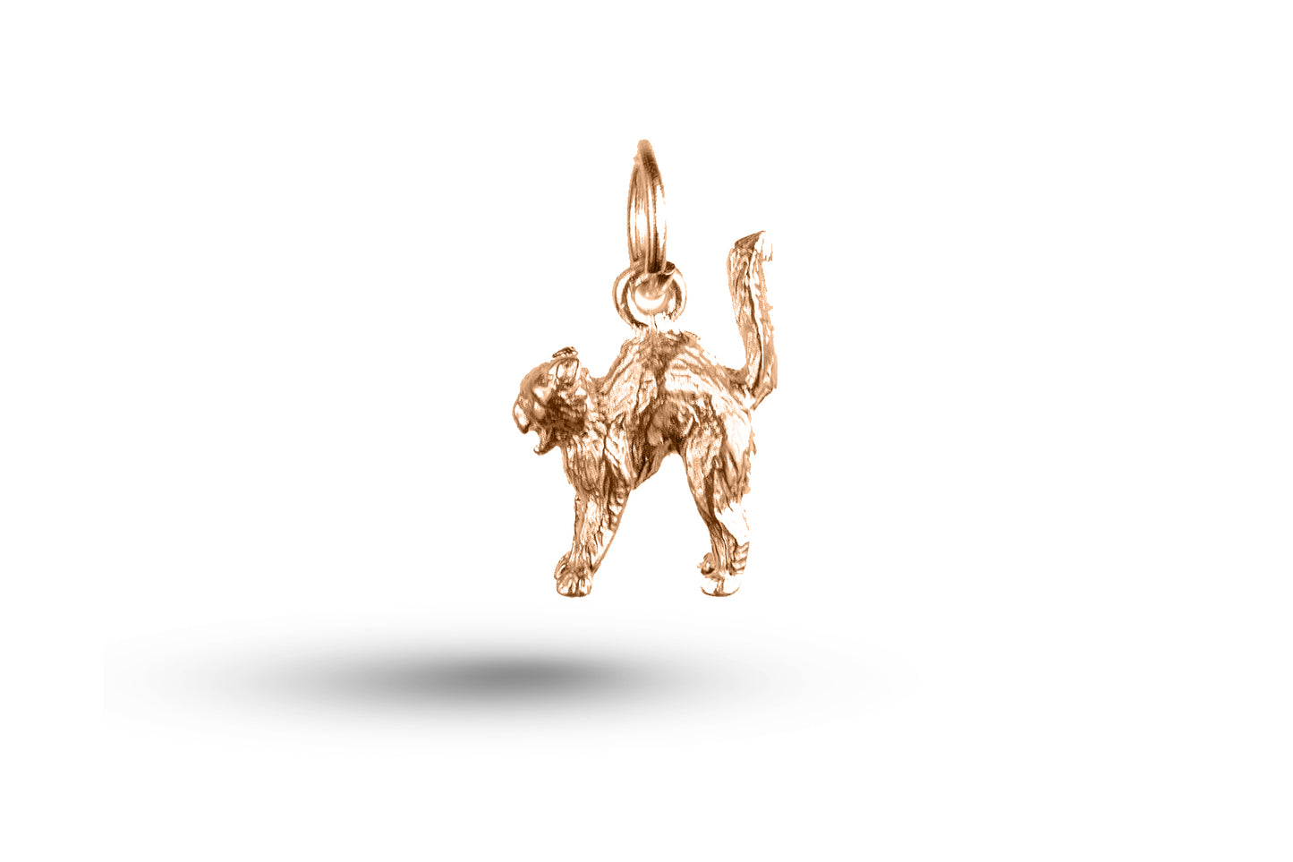 Rose gold Wild Cat charm.