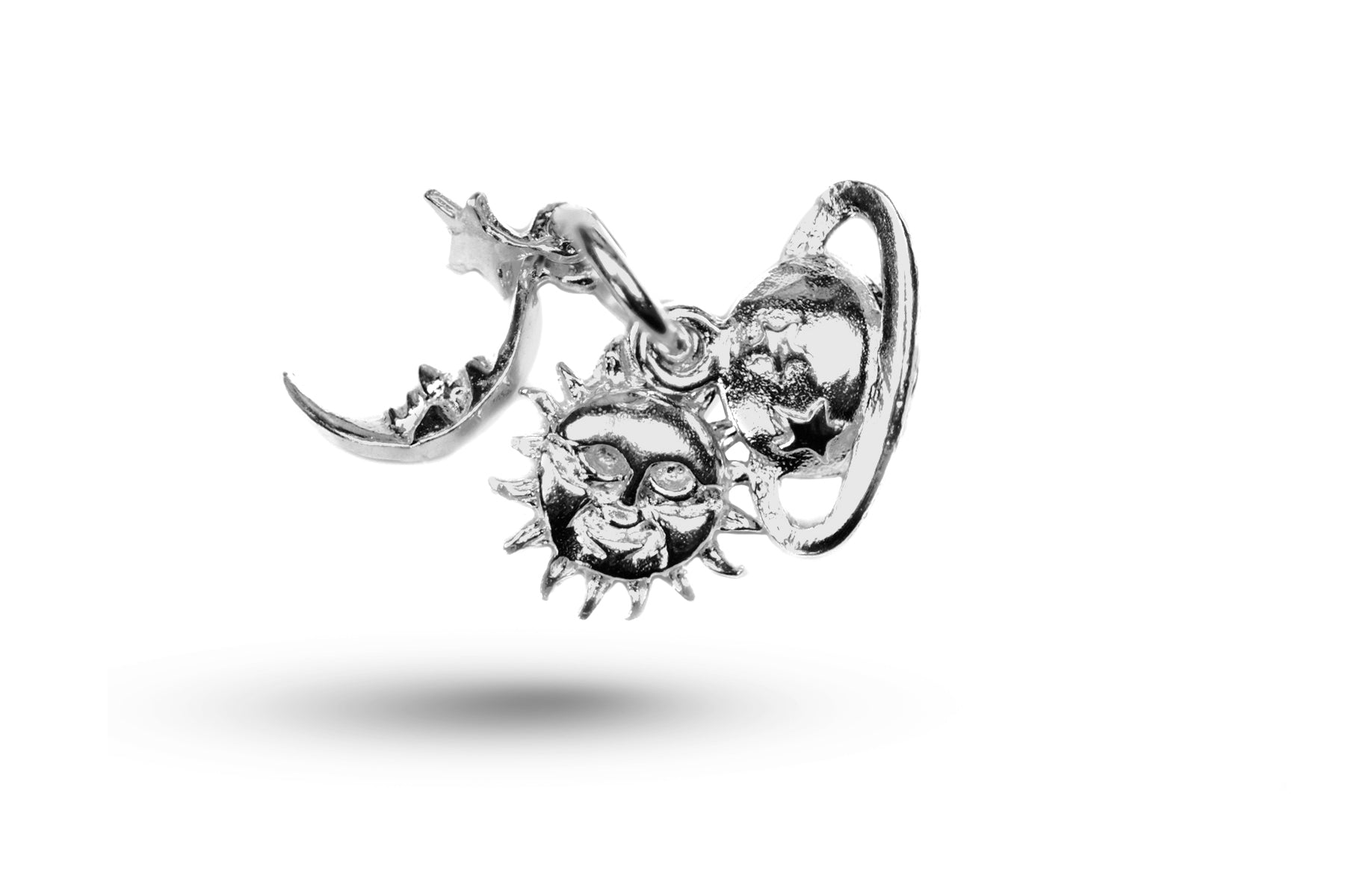 White gold Zodiac Set charm.