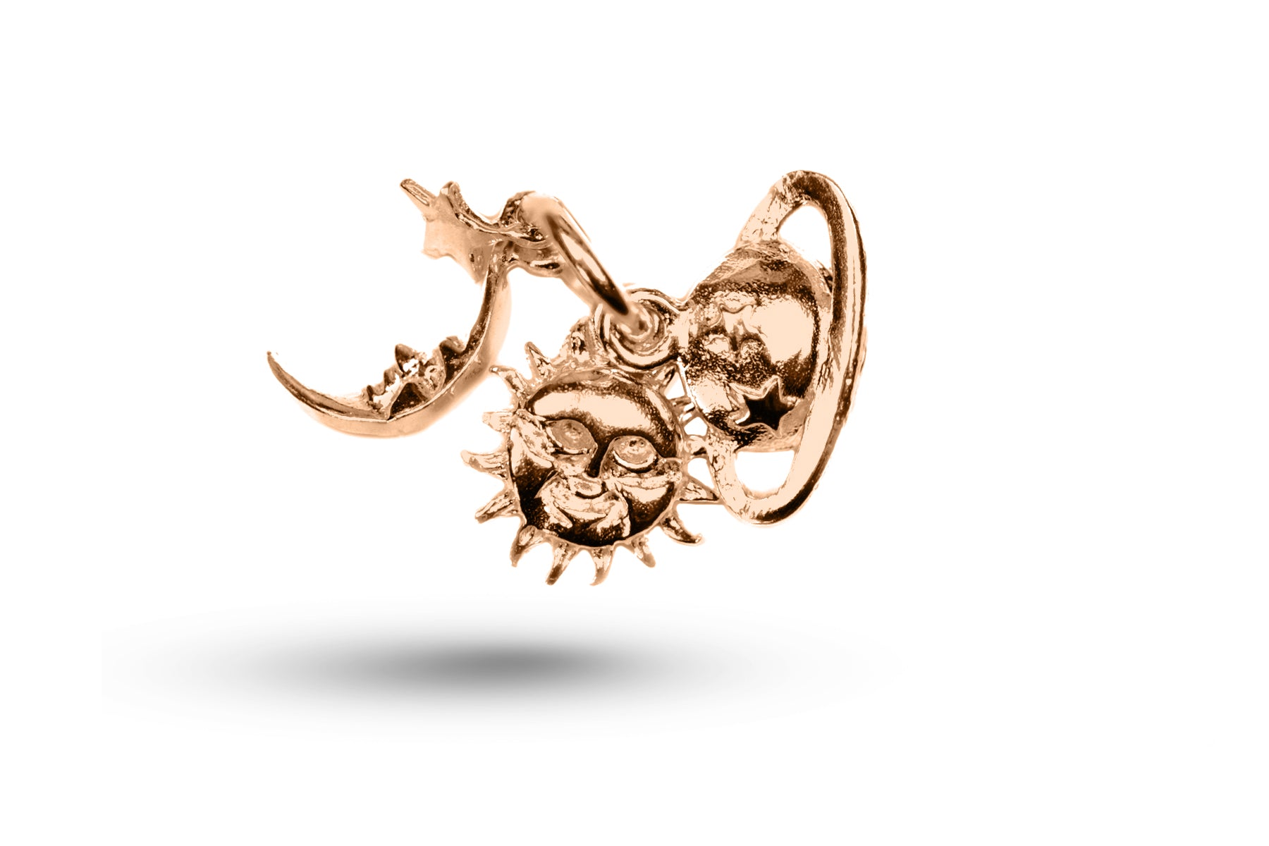 Rose gold Zodiac Set charm.