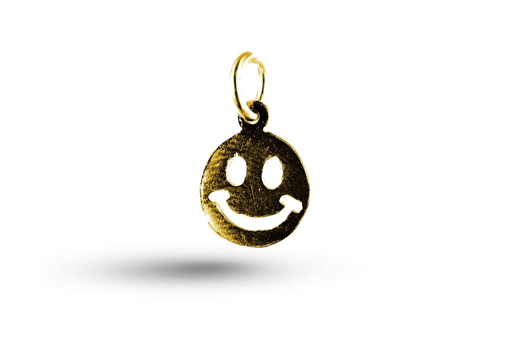 Yellow gold Smiley charm.