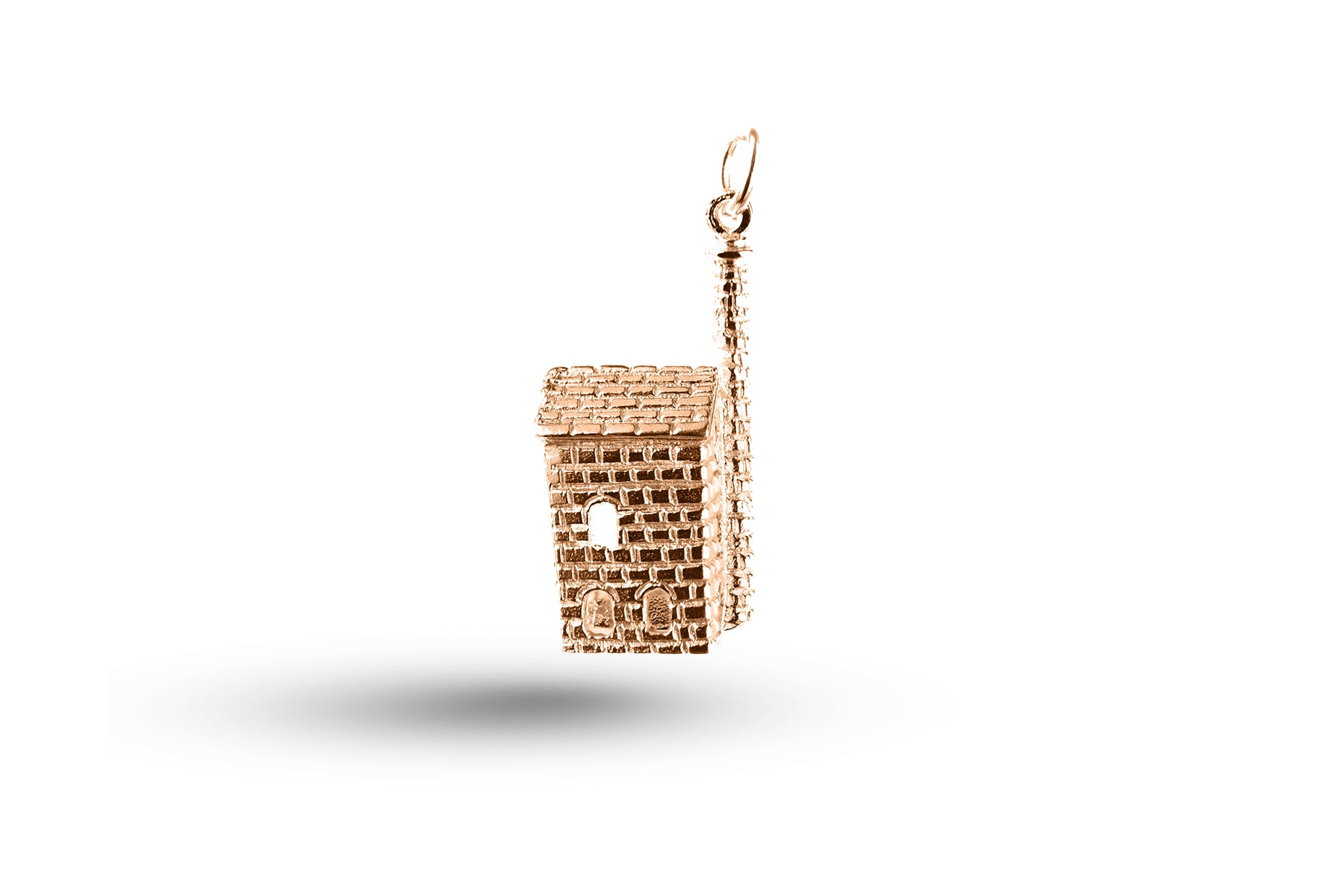 Rose gold Tin Mine charm.