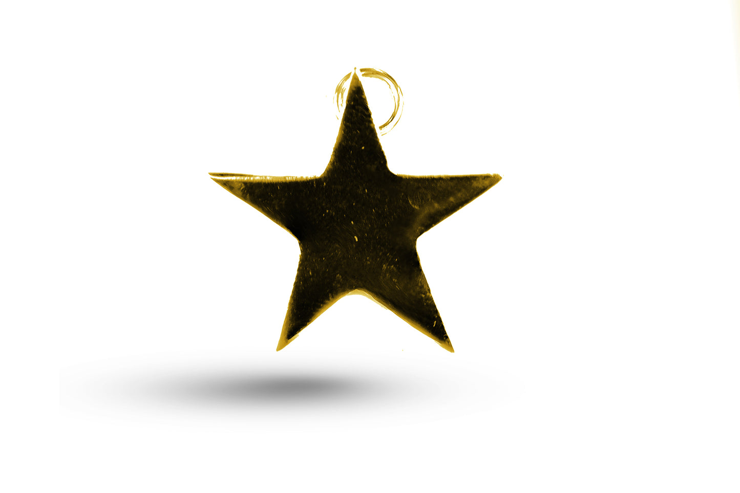 Yellow gold Star charm.