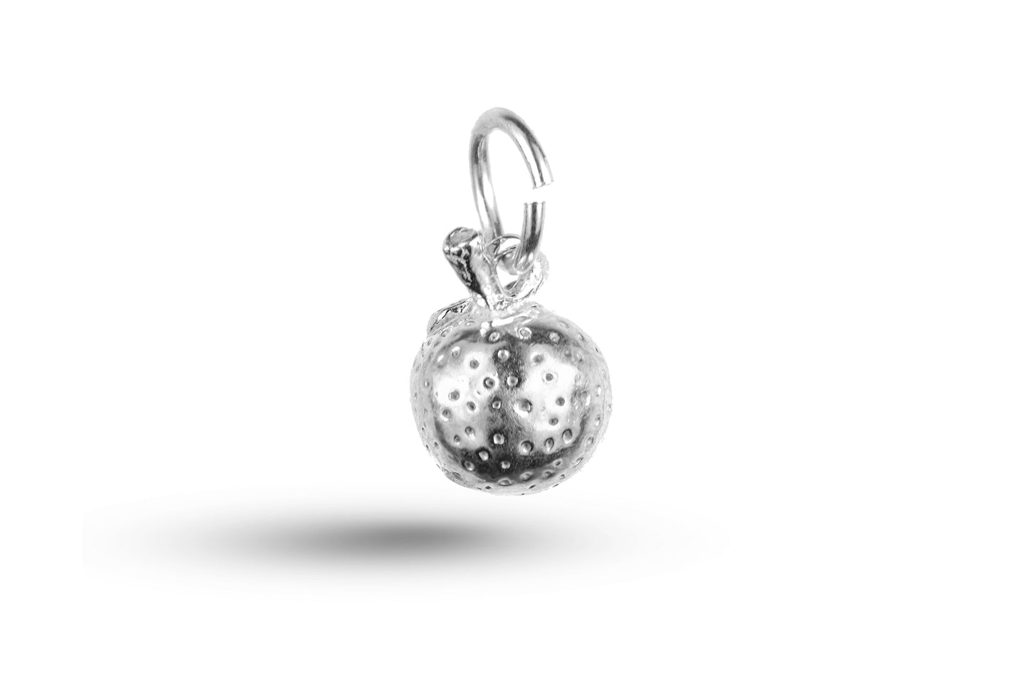 White gold Orange charm.