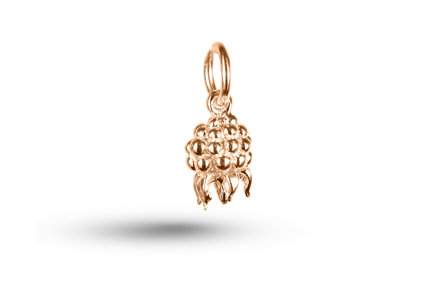 Luxury rose gold Blackberry charm.