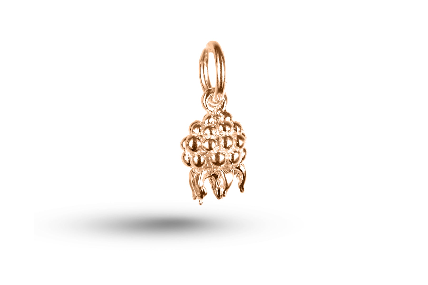 Luxury rose gold Blackberry charm.