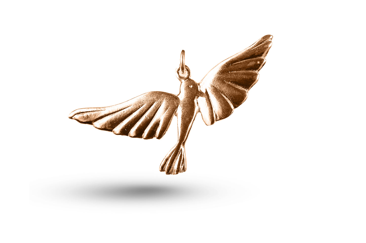 Rose gold Large Bird charm.