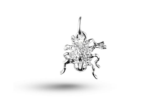 White gold Spider charm.