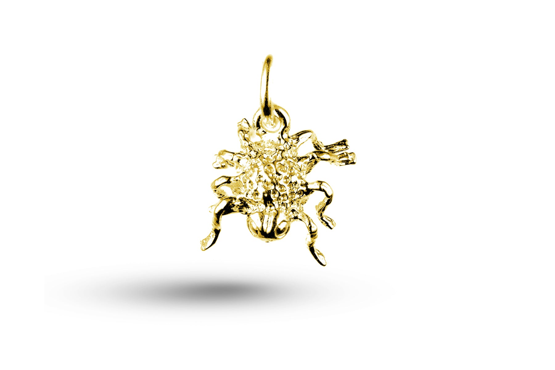 Yellow gold Spider charm.
