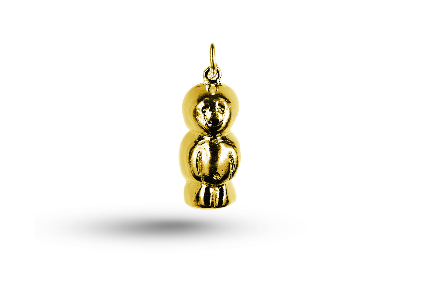 Yellow gold Heavy Jelly Baby charm.