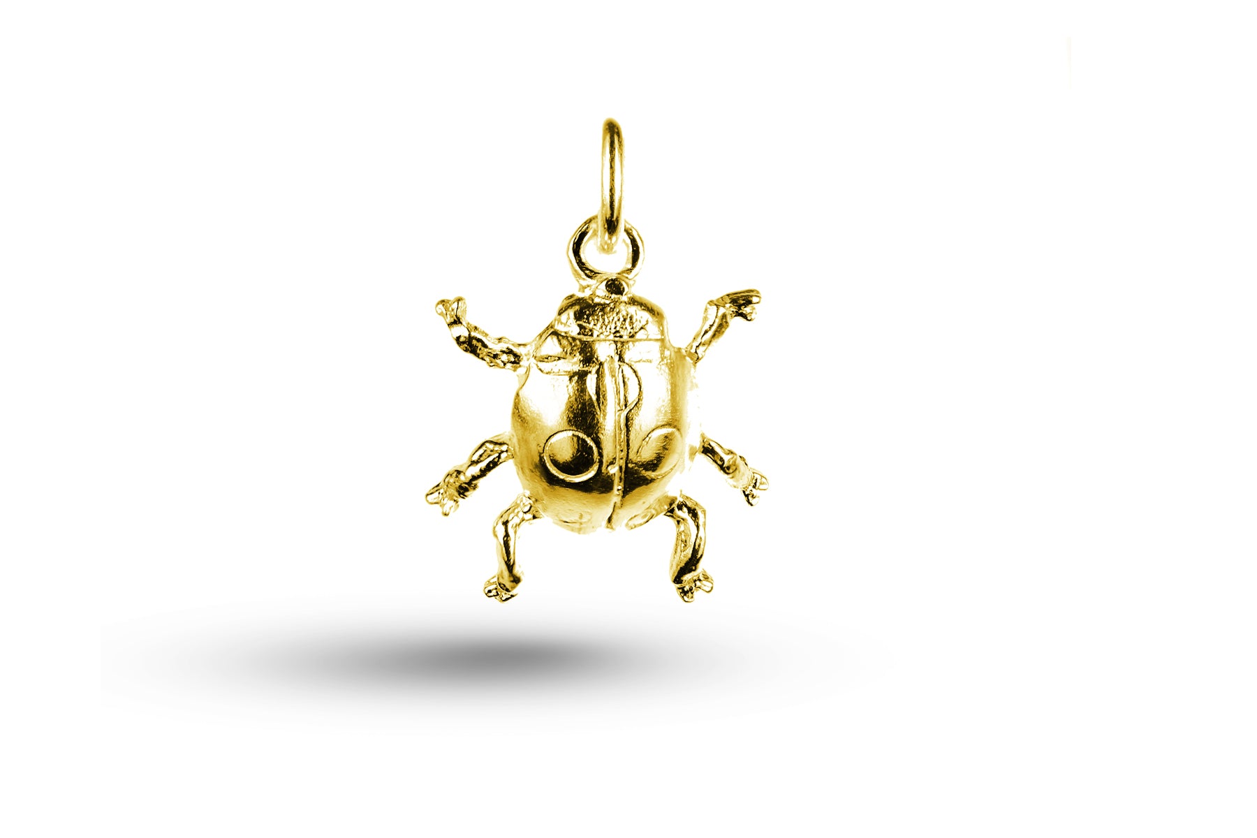 Yellow gold Ladybird charm.