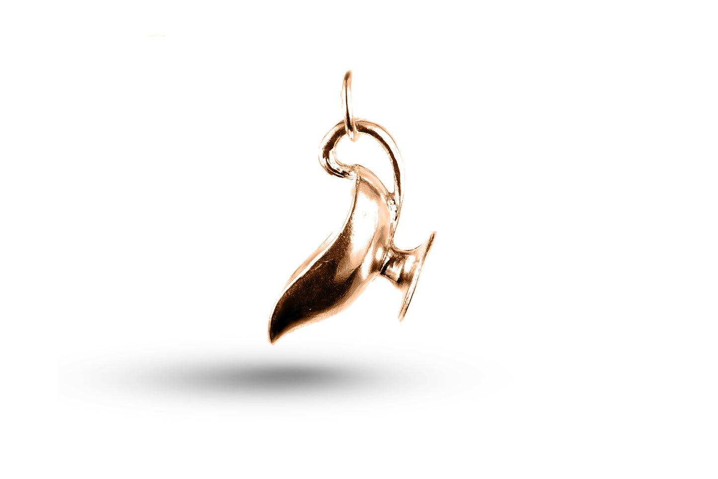 Rose gold Gravy Boat charm.