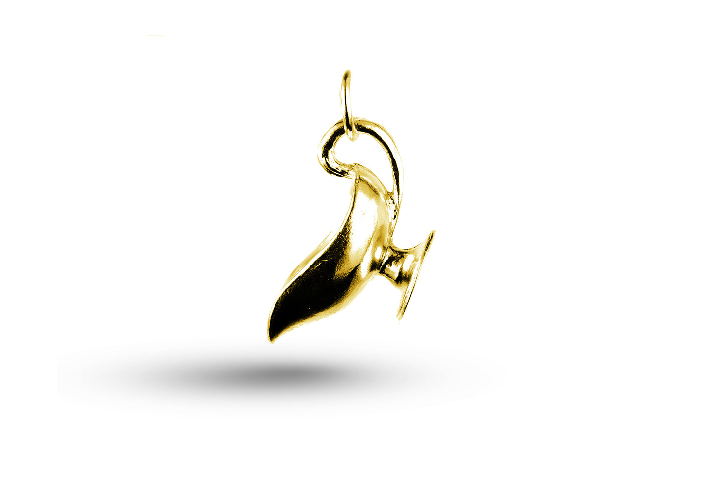 Yellow gold Gravy Boat charm.