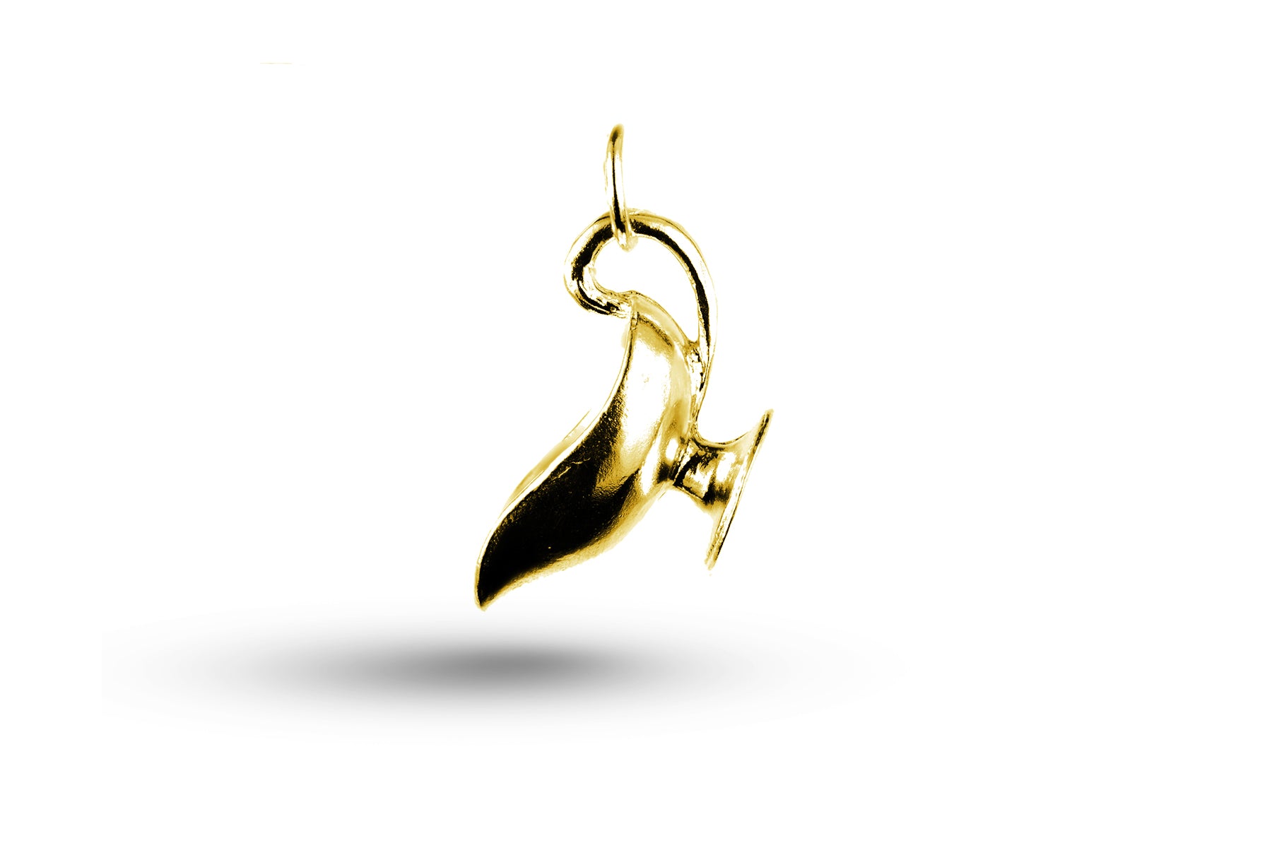 Yellow gold Gravy Boat charm.