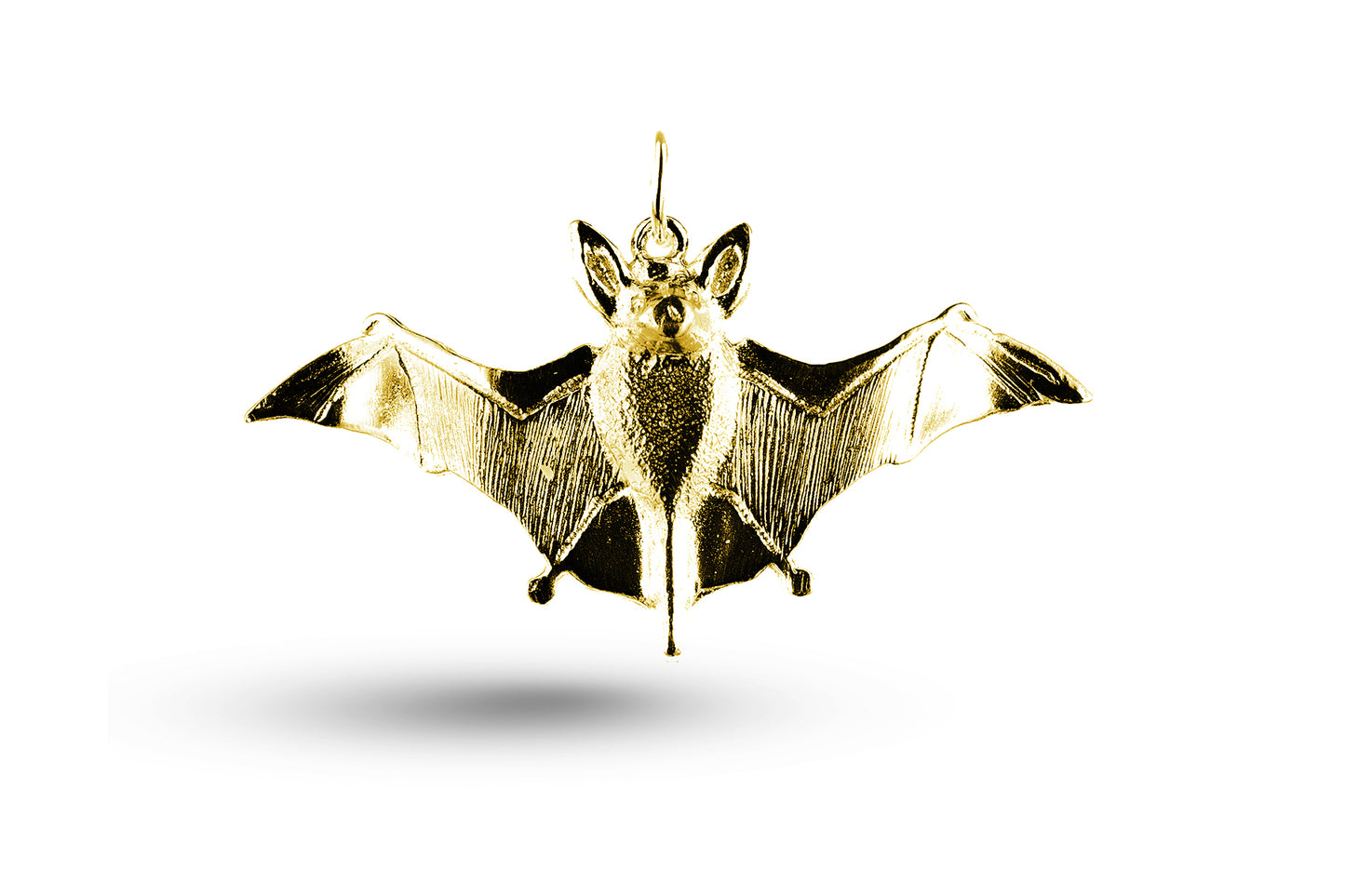 Yellow gold Large Bat charm.