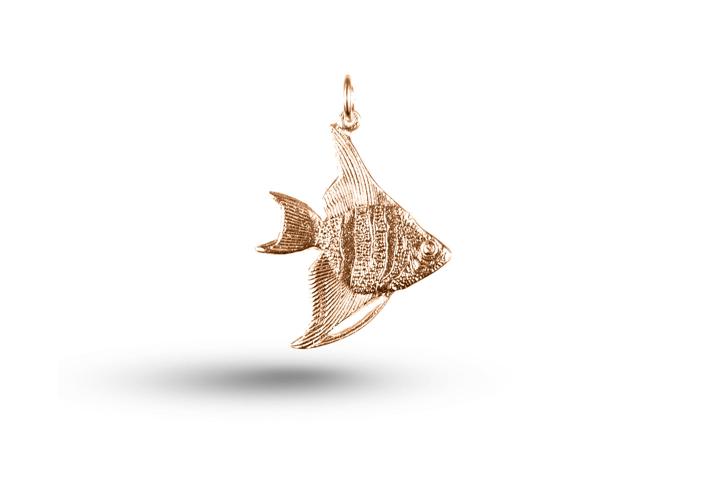 Rose gold Fish charm.