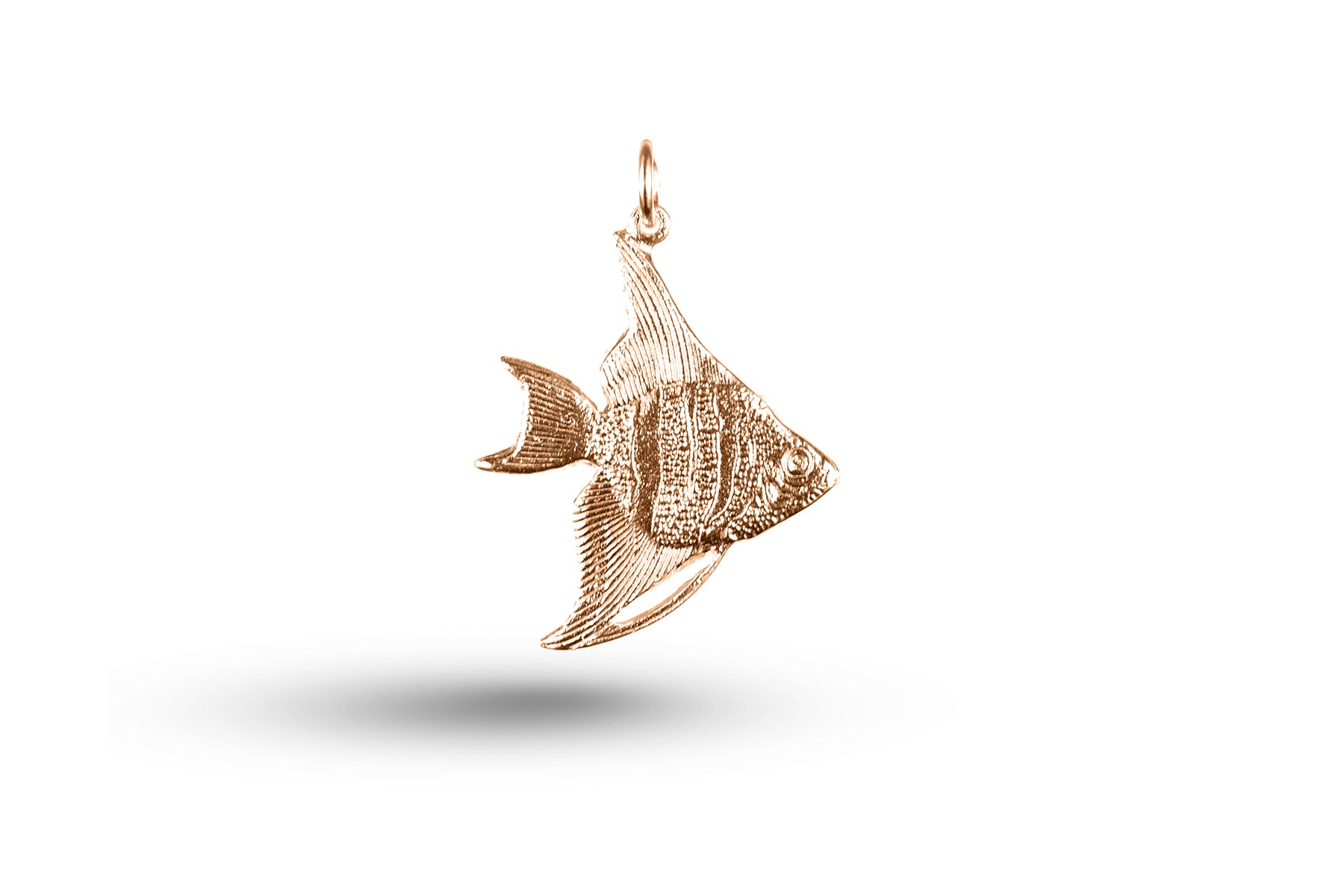 Rose gold Fish charm.
