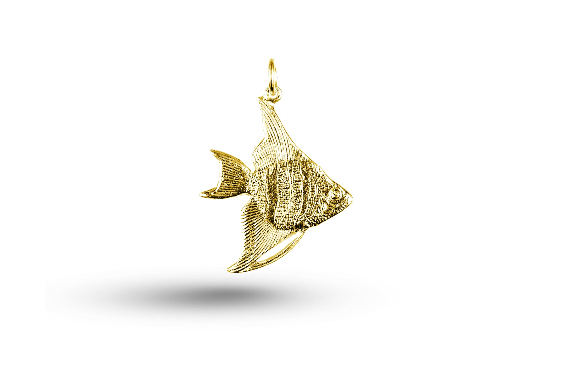 Yellow gold Fish charm.