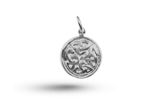 Luxury white gold Celtic Pendant.