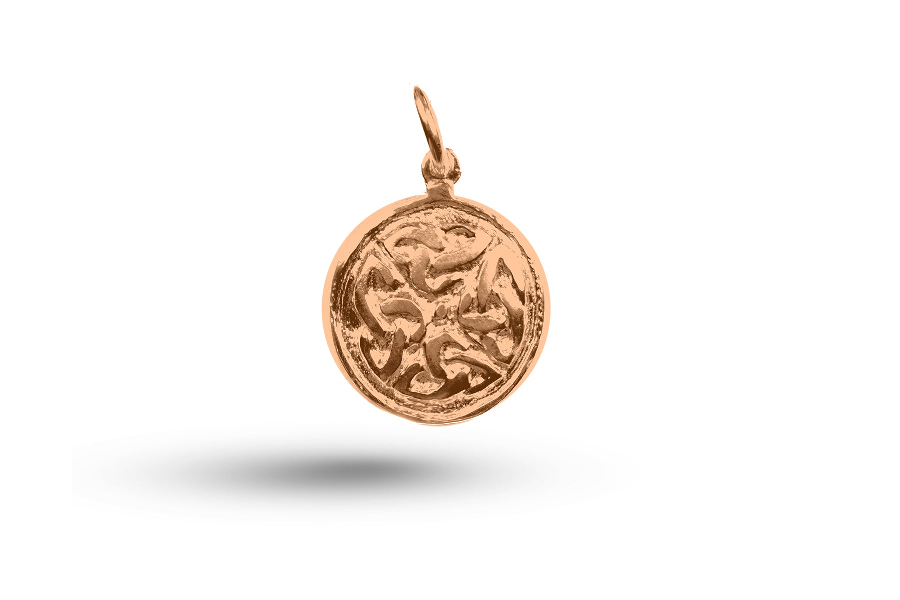 Luxury rose gold Celtic Pendant.