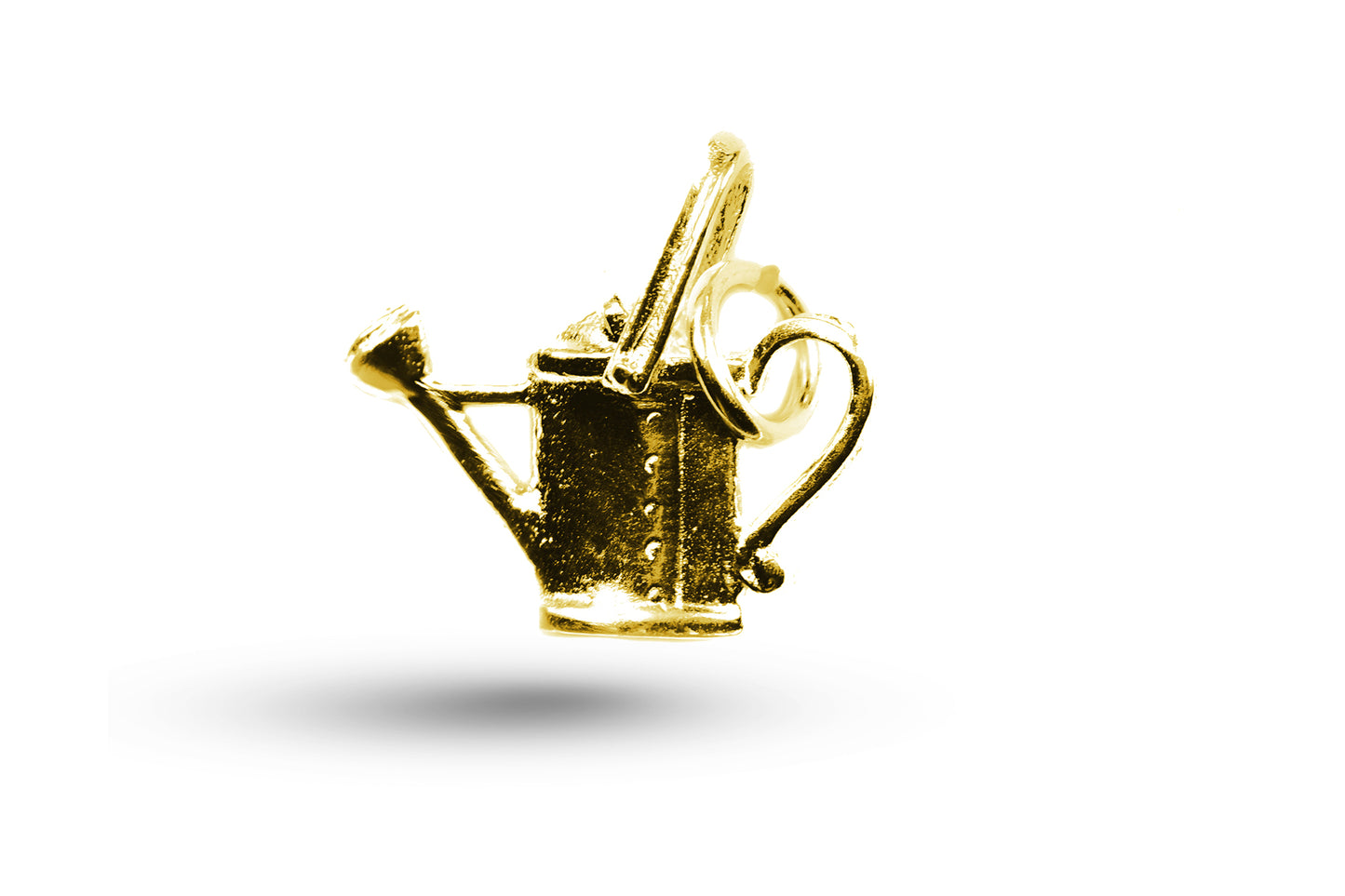 Yellow gold Watering Can charm.