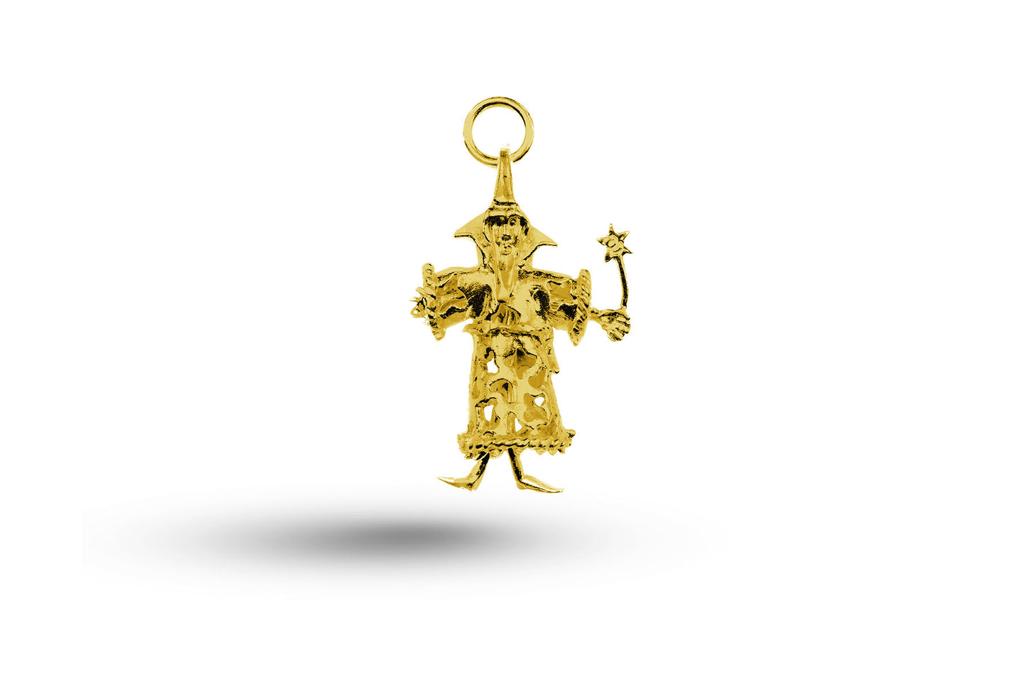 Yellow gold Wizard charm.