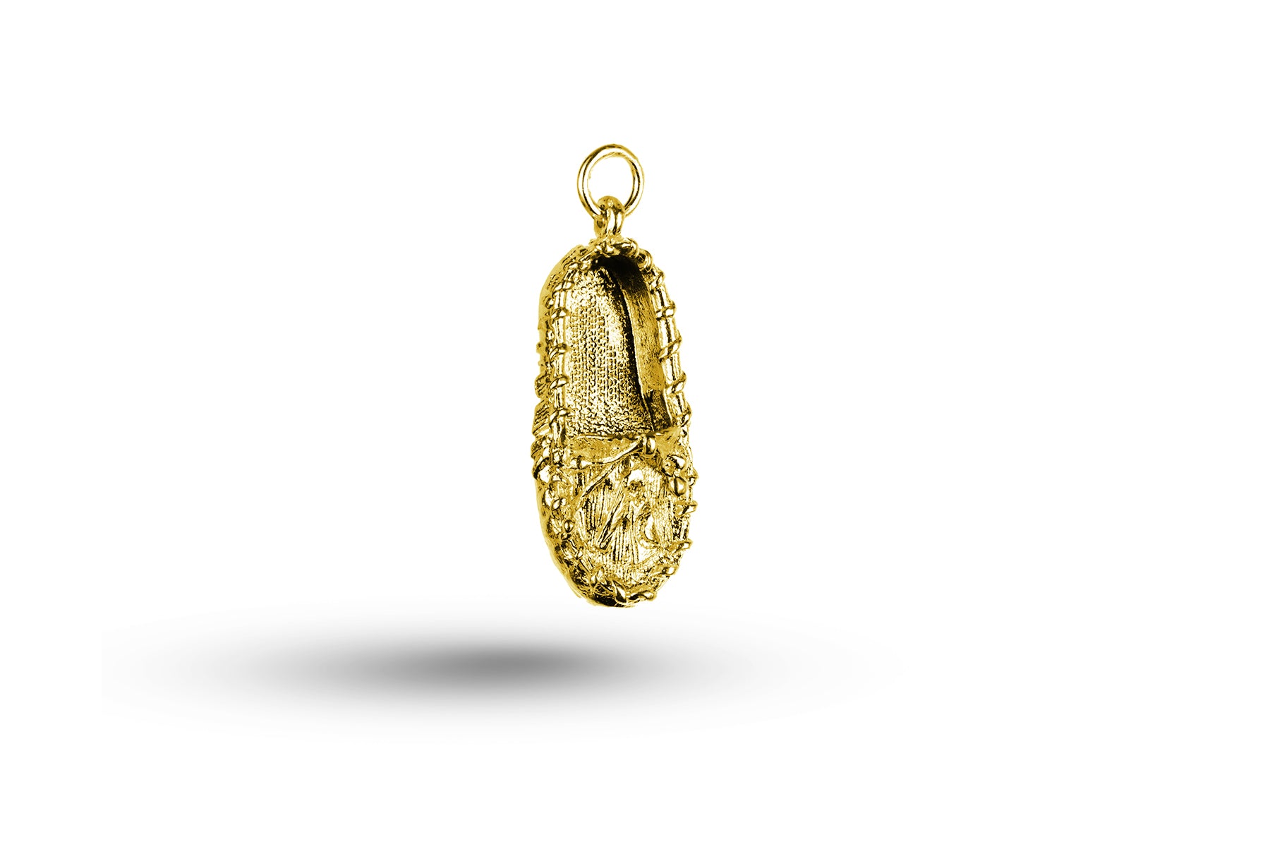 Yellow gold Moccasin charm.