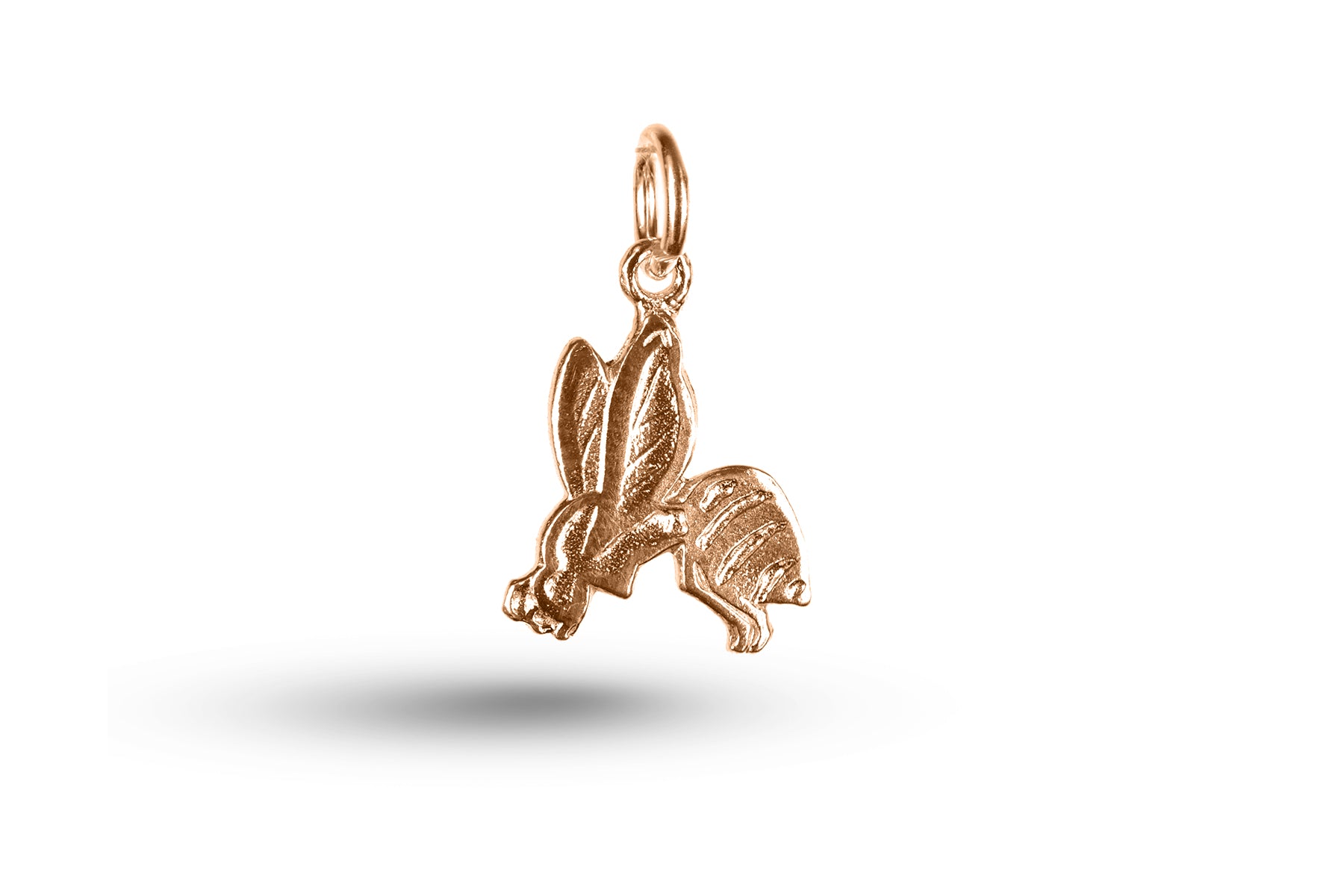 Rose gold Wasp charm.