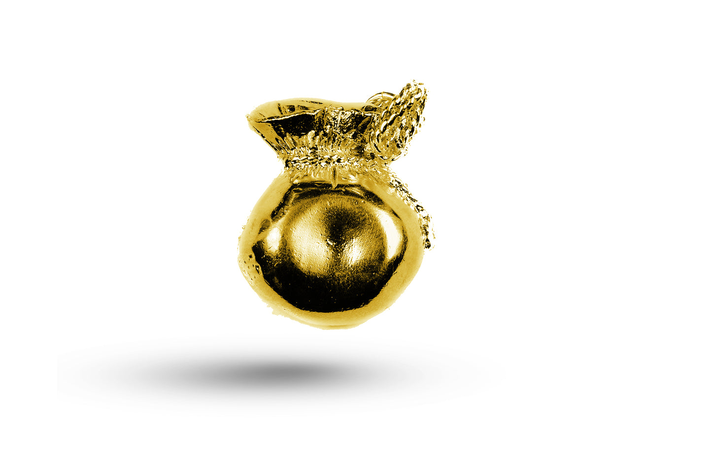 Yellow gold Money Bag charm.
