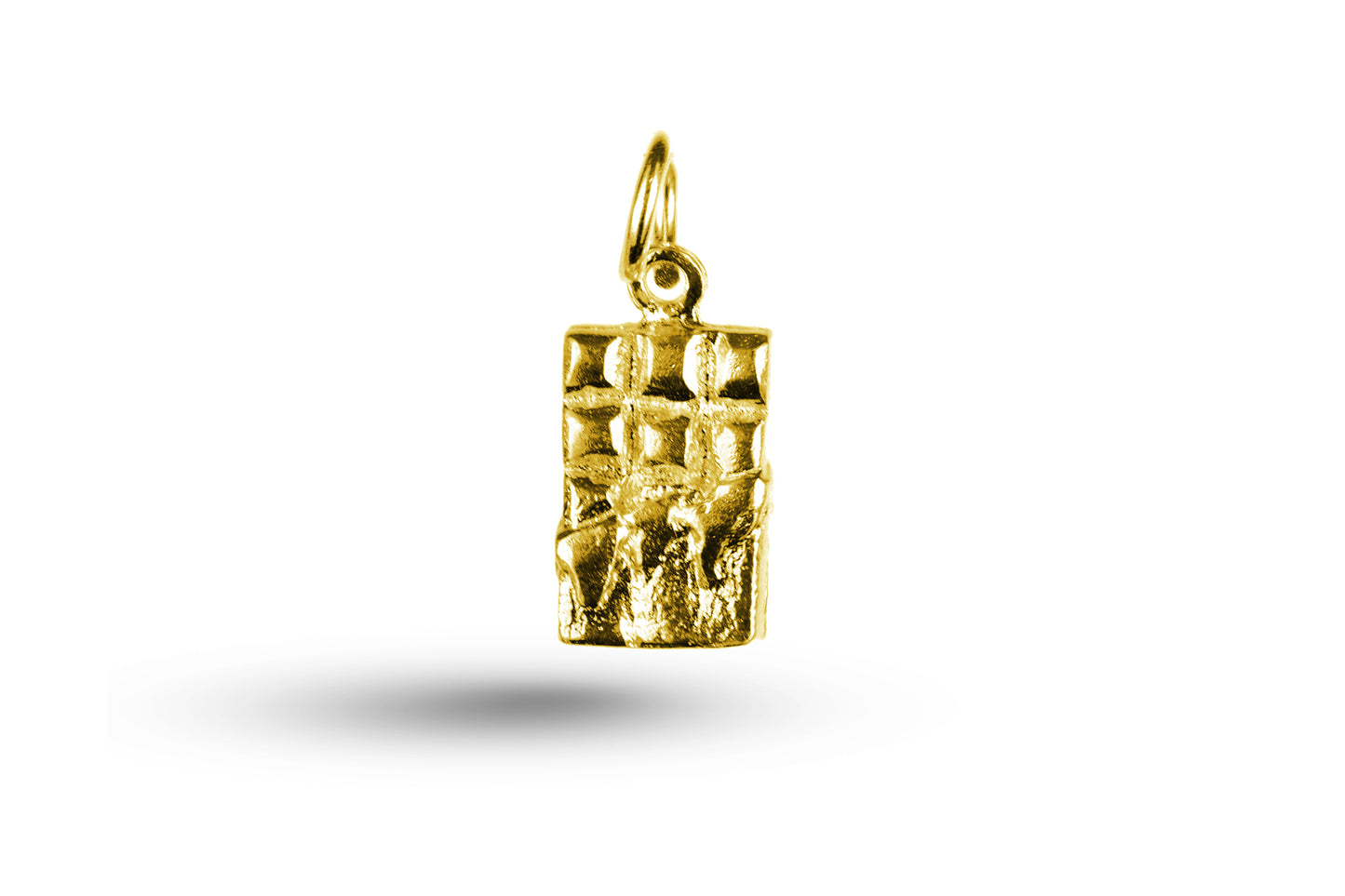Yellow gold Chocolate Bar charm.