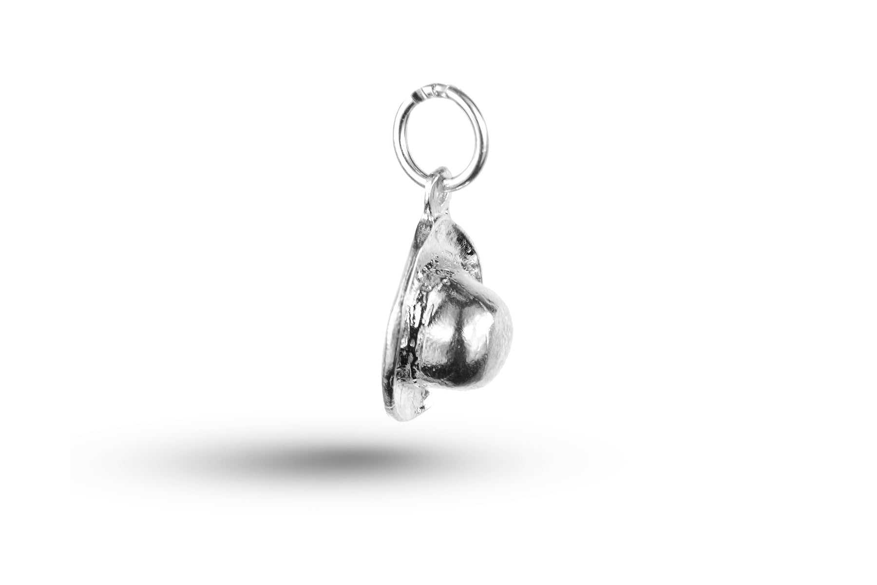 White gold Hat charm.