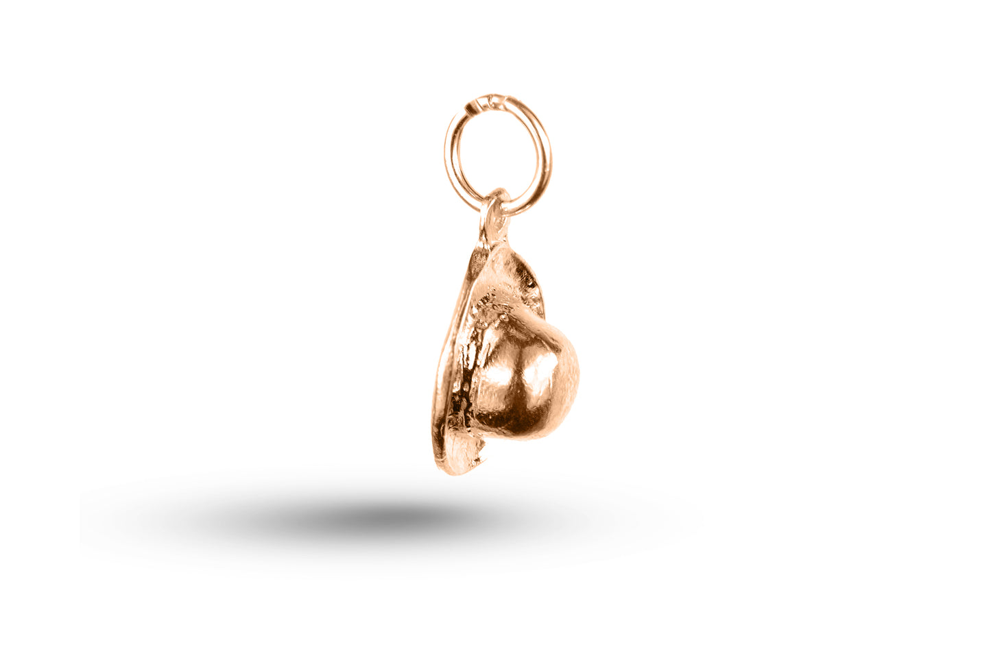 Rose gold Hat charm.