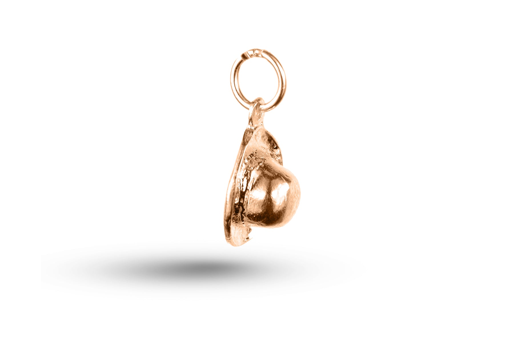 Rose gold Hat charm.